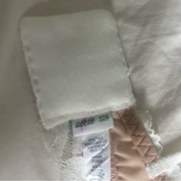 Aerie Womens White Lace Bralette 32A - Picture 3 of 4